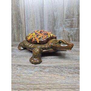 ARNELS‎ Ceramic Tortoise / Turtle Trinket Box Key Holder Vintage